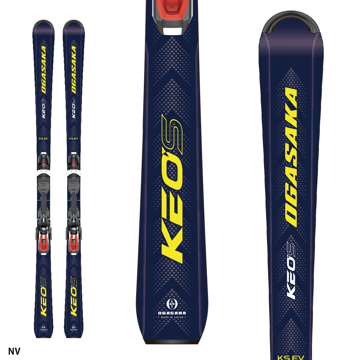 OGASAKA Ogasaka skis men's lady's 2024 KEO'S (keoz)KS-EV + PRD 11 GW plate / binding set installation free 