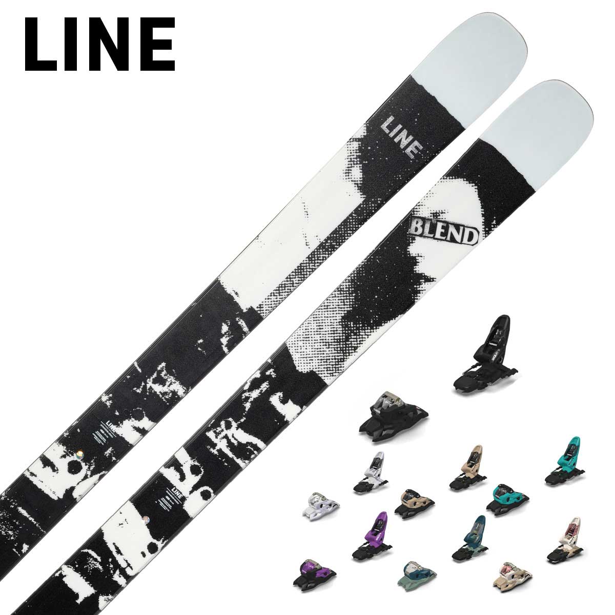 LINE линия лыжи мужской женский <2025> BLEND + SQUIRE 11 [ металлические принадлежности имеется * установка бесплатная доставка ]