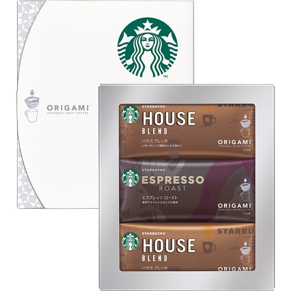 スターバックス スターバックス オリガミ パーソナルドリップ コーヒー ギフト SB-10E コーヒー詰め合わせの商品画像