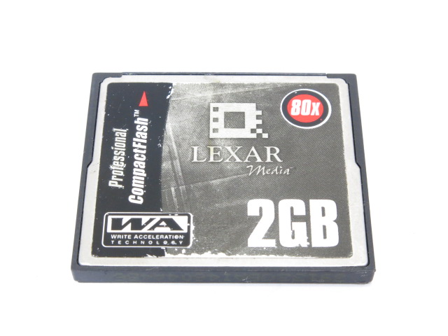 [ format settled ]LEXAR Professional ConpactFlash WA 80X 2GB CompactFlash memory [ tube 2975X]