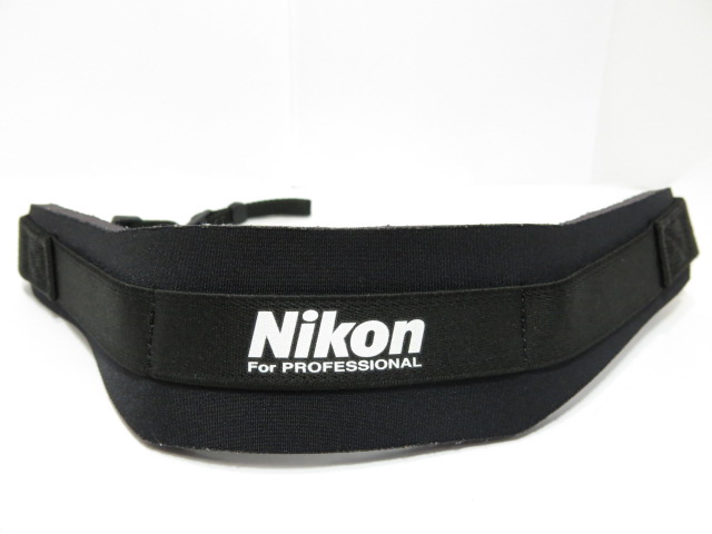 [ secondhand goods ]OP/TECH USA x Nikon For PROFESSIONAL strap centre width approximately 60mm thickness approximately 7mm cord width approximately 9mm [ tube X787]