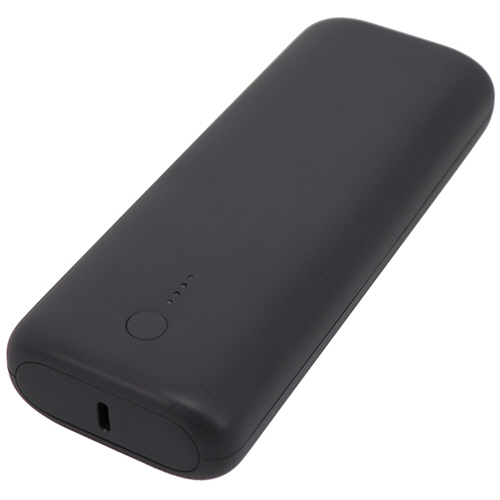 MOTTERU（スマホ、タブレット） MOT-MB20001-BK （20,000mAh スマホ約4回分充電 スモーキーブラック） モバイルバッテリーの商品画像