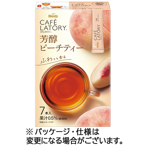 味の素AGF ブレンディ カフェラトリー スティック 芳醇ピーチティー 7本 ×6セットの商品画像