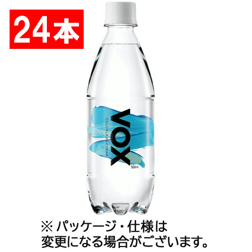 VOX 強炭酸水 ストレート 500ml × 24本 ペットボトル