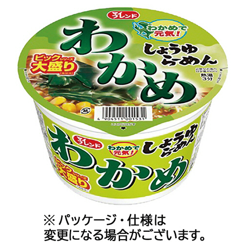 大黒食品 マイフレンド ビック わかめしょうゆらーめん 100g × 24個 マイフレンド（大黒食品） カップラーメンの商品画像