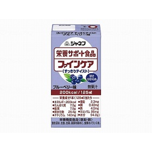 キユーピー キユーピー ジャネフ ファインケア すっきりテイスト ブルーベリー味 125ml×1本 ジャネフ 介護食の商品画像