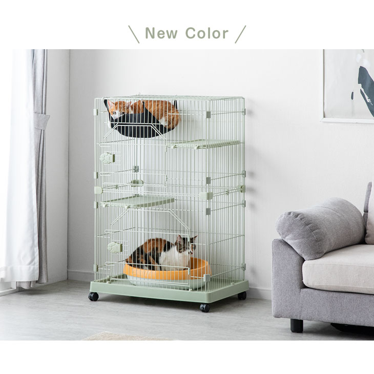  cat cage 2 step cat cage stylish slim compact cat gauge hammock attaching caster cat gauge 2 pcs pet . cat 