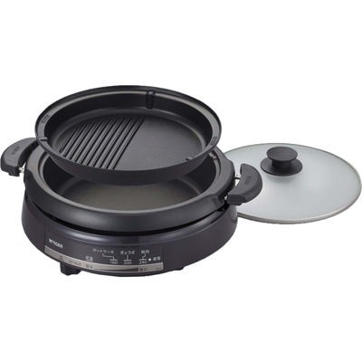 TIGER 深型グリルなべ　CQE-B200 TH メタリックブラウン タイガー魔法瓶 グリル鍋 CQE-B200（TH）（メタリックブラウン