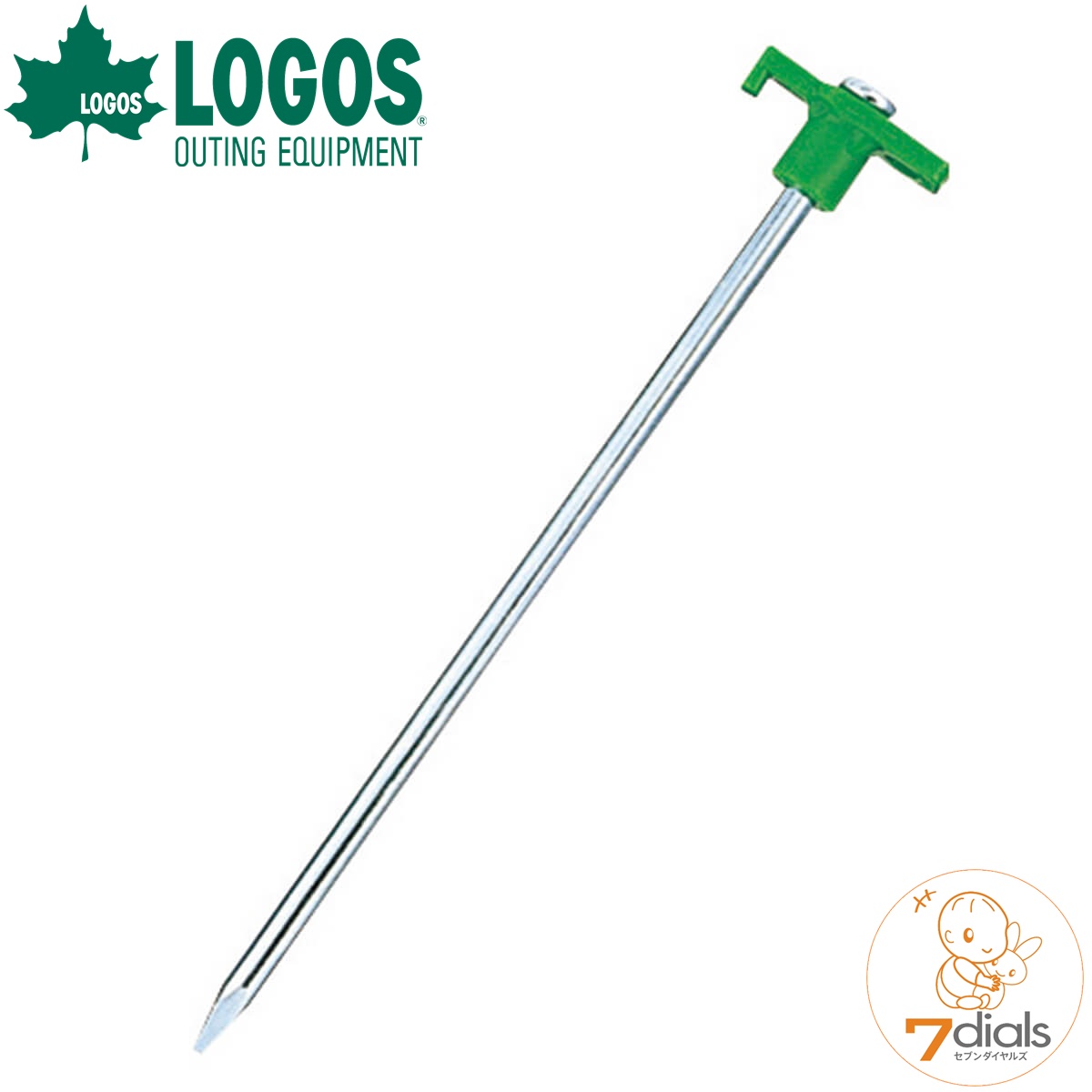  Logos Q комплект Mate * ногти колок 25cm(4pcs) 4 шт. входит . очень толстый 8mm. стальной колок . блок .. проникать возможен .. земля тоже безопасность 