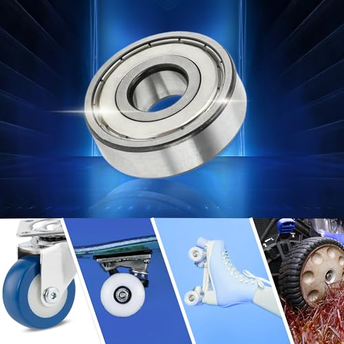 ACROPIX 6302ZZ deep glue b ball bearing P6 15x42x13 mm lubrication bearing da blue metallic ru seal silver tone sk