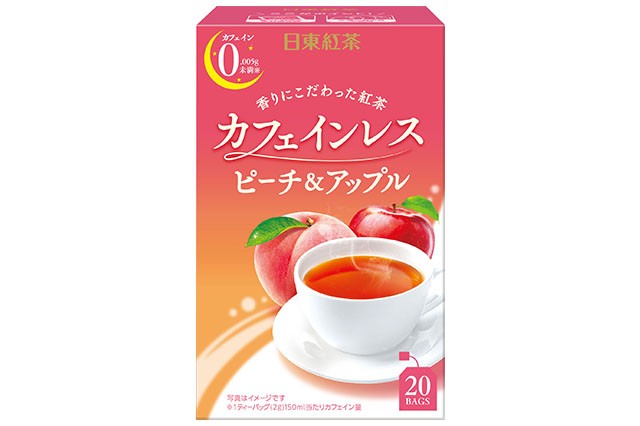 日東紅茶 日東紅茶 カフェインレス ピーチ＆アップル デカフェ ティーバッグ 20袋 ×1セット ティーバッグ紅茶の商品画像