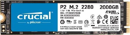 crucial CT2000P2SSD8 ［Crucial P2 M.2 Type2280 NVMe 2TB］ 内蔵型
