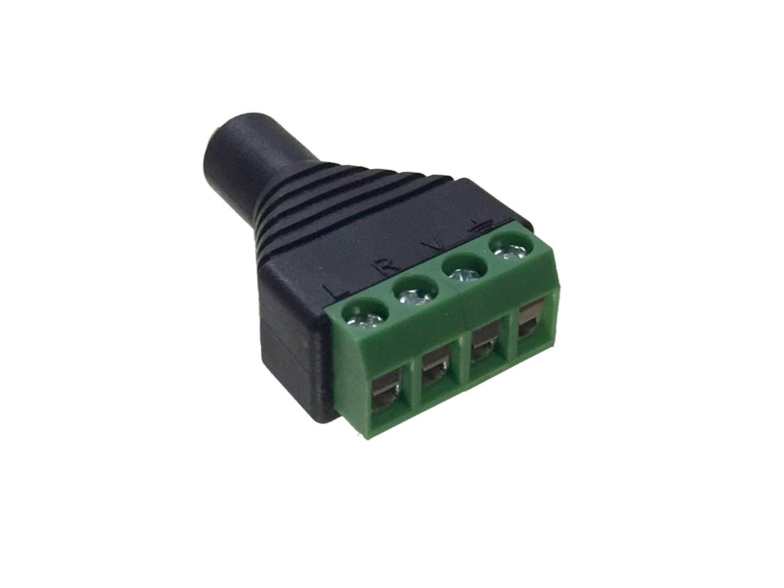  терминал тип AV Mini штекер ( женский ) 3.5mm 1 шт стерео звук + изображение 