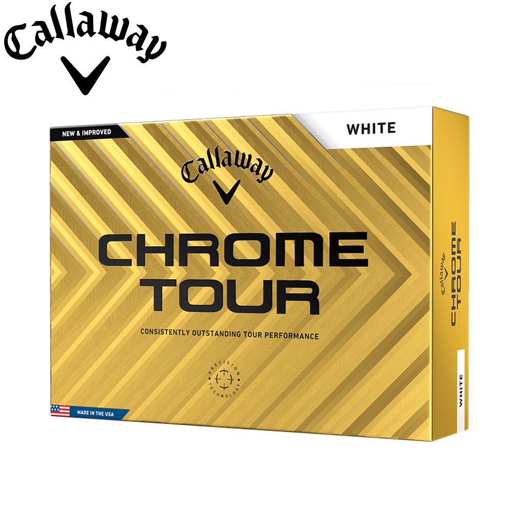 Callaway CHROME TOUR （ホワイト） 2024年モデル 1ダース CHROME TOUR ゴルフボールの商品画像