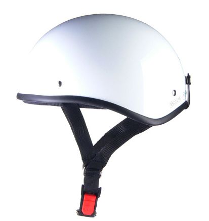 リード工業 D LOOSE D-355 フリー（57～60cm未満）ホワイト バイク用　ハーフヘルメットの商品画像