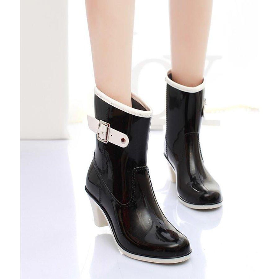 4 color lady's rain boots rain shoes sneakers rain shoes rainy season measures boots short boots birthday gift lovely 
