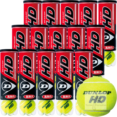 DUNLOP Dunlop tennis ball HD 1 case (4 piece insertion ×15 can =60 lamp ) (DHD4DOZ)