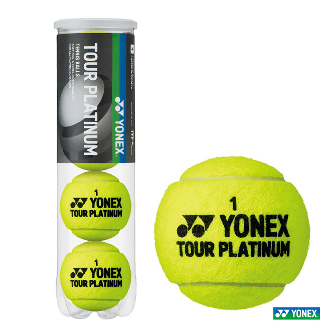 YONEX ツアープラチナム TB-TPL4 （4個入1ペット缶） 硬式テニスボールの商品画像