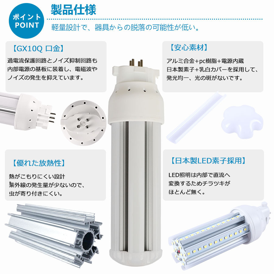 FDL27EX-L [ лампа цвет ] FDL27EXL FDL27EXW FDL27EXN FDL27EXD FDL27 форма соответствует LED compact лампа дневного света GX10Q двоякое применение застежка потребляемая энергия 12W 1920lm электропроводка строительные работы необходимо PSE засвидетельствование завершено 
