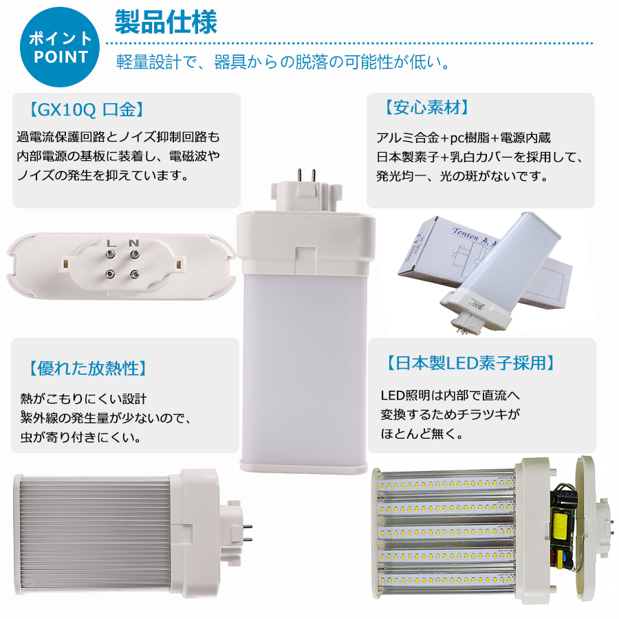 FML27EXN [ днем белый цвет ] FML27 LED FML27EXL FML27EXW FML27EXD FML27EX LED compact лампа дневного света GX10Q двоякое применение застежка потребляемая энергия 12W 1920lm электропроводка строительные работы необходимо PSE засвидетельствование завершено 