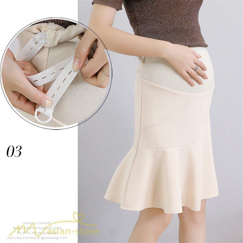 maternity skirt Korea manner skirt lady's maternity wear stylish easy skirt put on .. production front maternity wear summer knees height on goods summer clothing outing 
