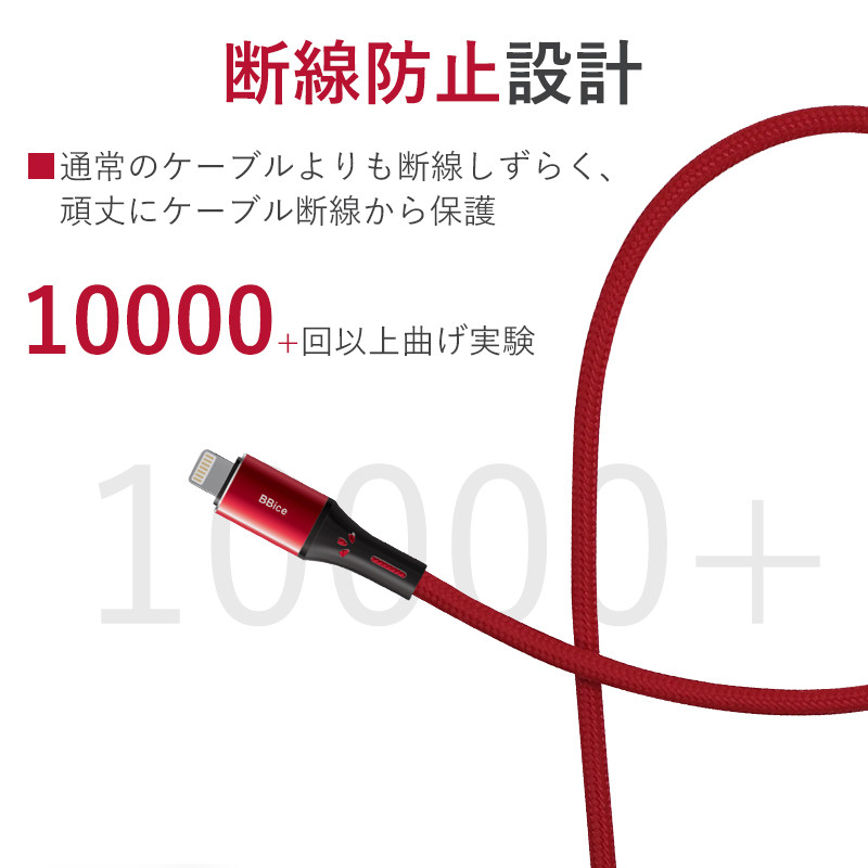 iPhone зарядка кабель MFi засвидетельствование кабель USB-A iphone зарядка код iphone ipad iPod крепкий разъединение . сильный 2.4A внезапный скорость зарядка 1m 2m 3m
