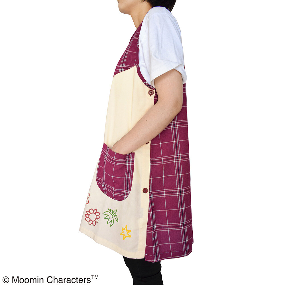  apron Moomin SALE childcare worker little mii lovely ... only MOOMIN stylish nursing nursing free shipping 262