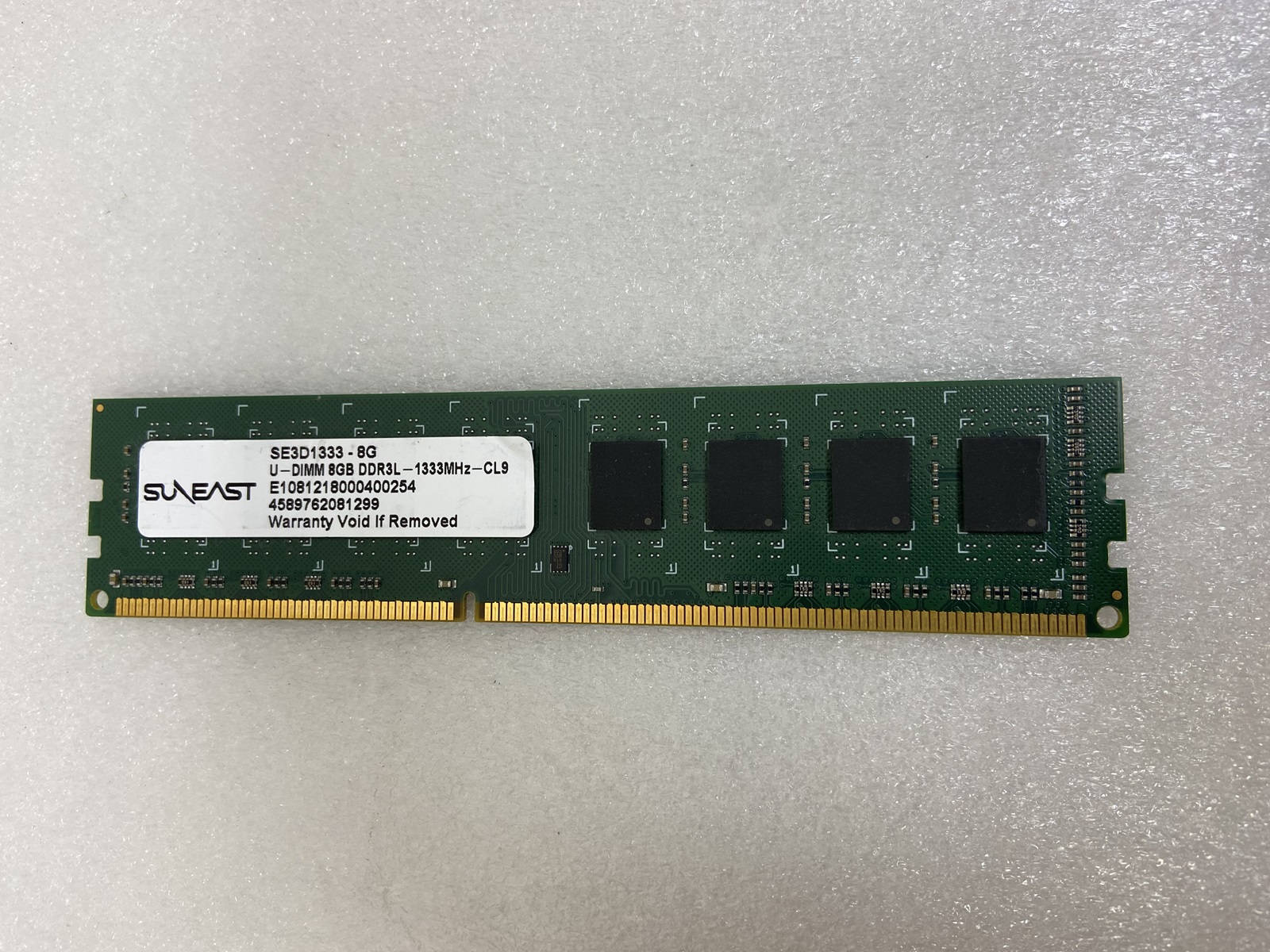SUNEAST PC3L-10600U (DDR3L 1333) DDR3L 8GB настольный память 240 булавка ECC нет DDR3L DESKTOP RAM