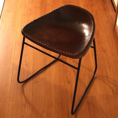 最新人気 本革スツール レザースツール 本革椅子 アイアン アンティーク リビングチェアー 玄関椅子 いす チェア イス おしゃれ シンプル Mariaciento38 Com