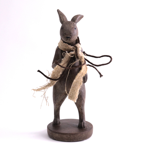 うさぎ 旅人 オブジェ ウサギ ラビット おしゃれ 置物 ウサギオブジェ インテリアオブジェ 雑貨 かわいい Ts087 雑貨屋リエット 通販 Yahoo ショッピング