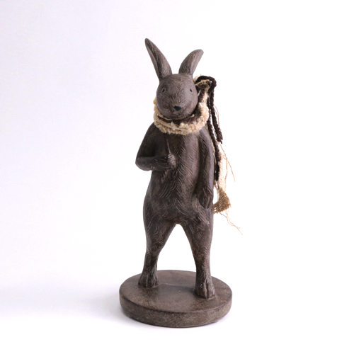 うさぎ 旅人 オブジェ スモール ウサギ ラビット おしゃれ 置物 ウサギオブジェ インテリアオブジェ 雑貨 かわいい Ts0 雑貨屋リエット 通販 Yahoo ショッピング