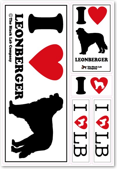 < Leon be Люгер >I Love стикер 