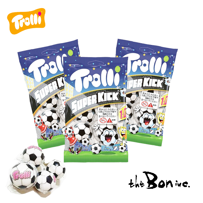 Trolli Trolli トローリ グミ スーパーキック×3袋 グミ、ジェリービーンズの商品画像