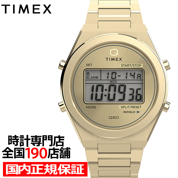 TIMEX タイメックス Q TIMEX Q80 コンチネンタル TW2Y09700（ゴールド） Q TIMEX メンズ腕時計 - 最安値 ...