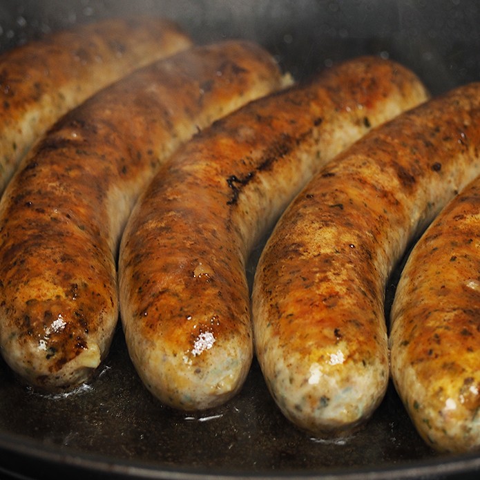  herb &amp; semi dried tomato sausage 5ps.@mi-togai handmade raw sausage Point ..