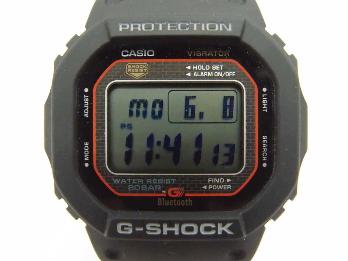 CASIO Gショック GB5600AA Bluetooth ブラック 【新品電池交換