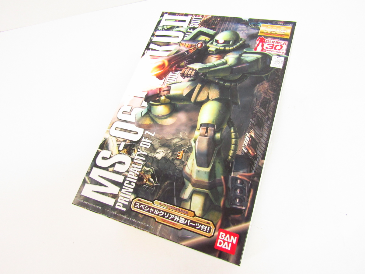 即出荷 未組み立て MG 1 100 MS-06Jザク Ver2.0 プラスクリア外装