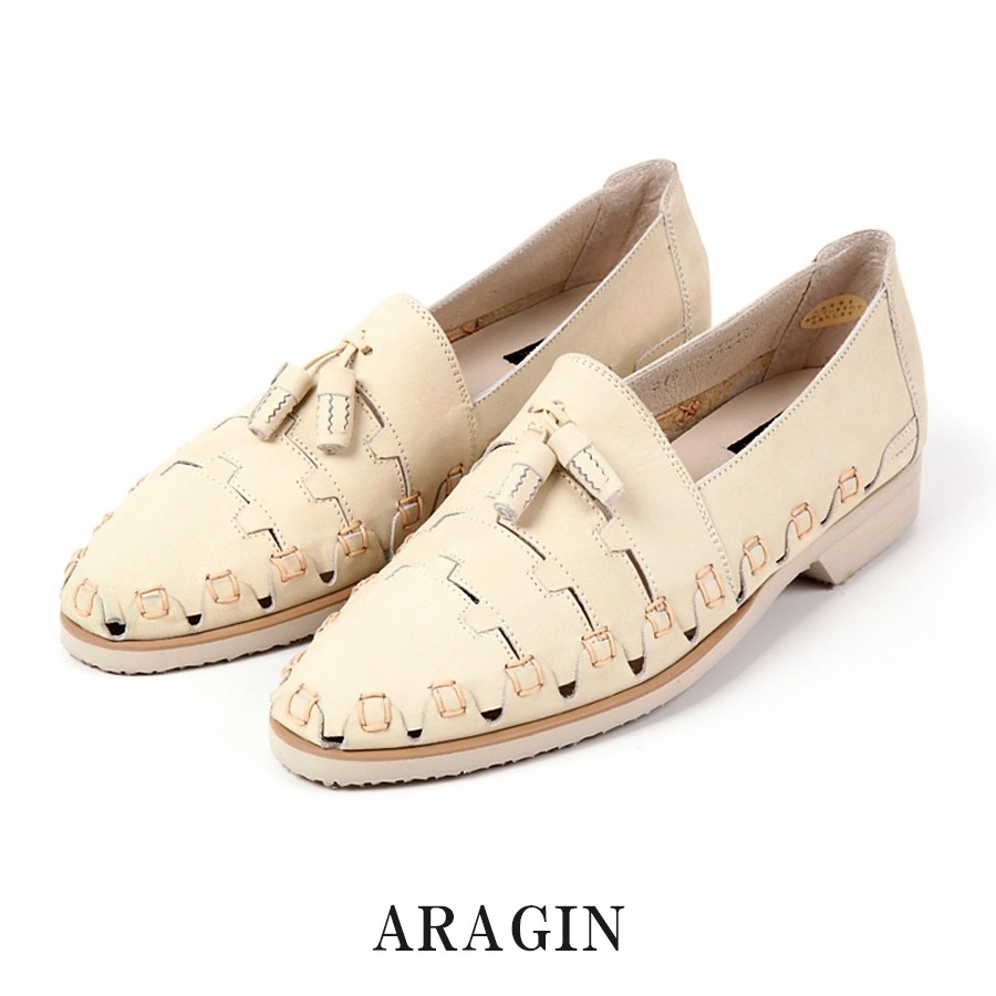  натуральная кожа мужской кисточка Loafer туфли без застежки resort мода обувь / ARAGIN Aladdin TK-875 - bump туфли без застежки 3E сделано в Японии натуральная кожа обувь 