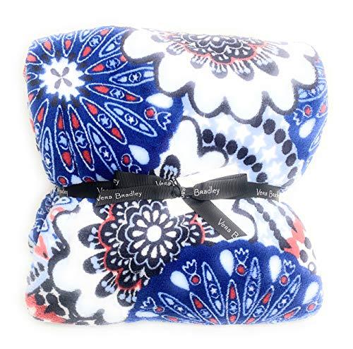 22人気の 素敵な商品を海外より最短でお取り寄せ 花火メダリオン 50インチ X 80インチ フリース スローブランケット ヴェラブラッドリー ベビー用寝具 ベッド