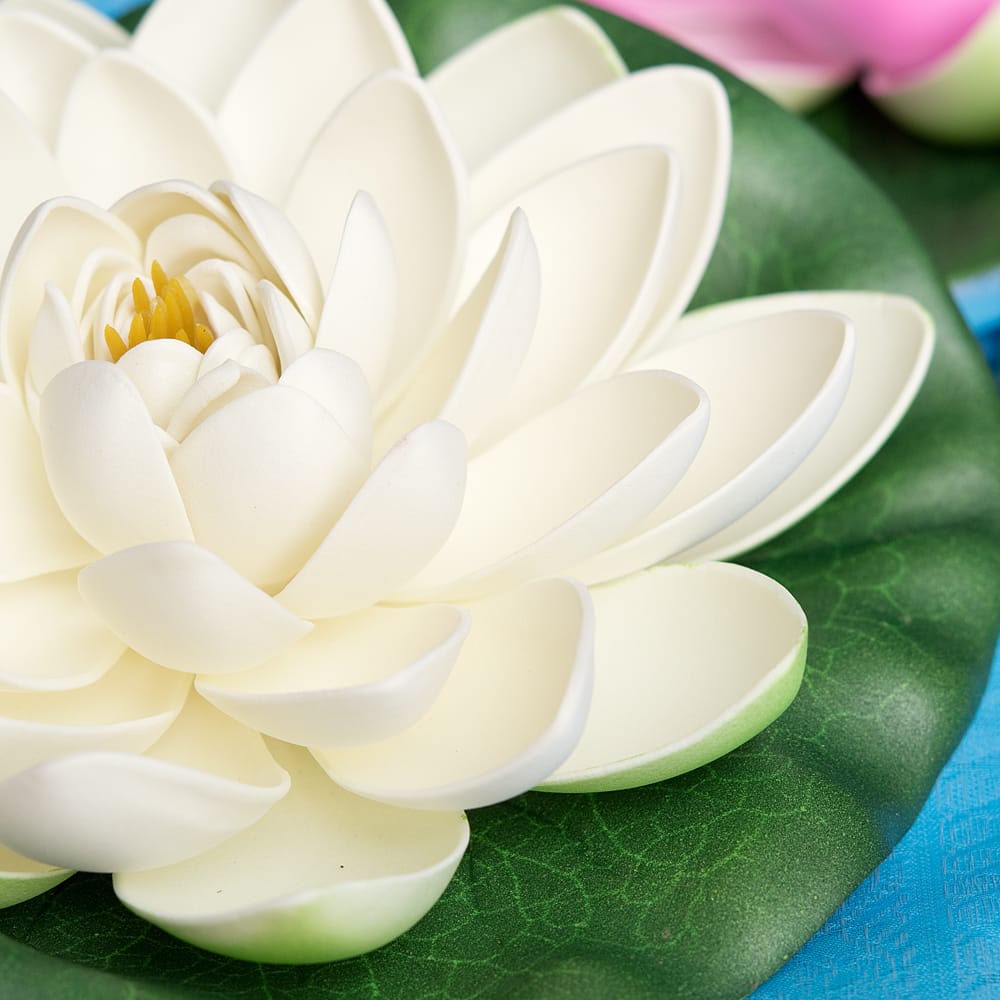  Lotus lotus. flower artificial flower interior ( approximately 20cm) water . coming off .. water lily. artificial flower floating Lotus aquarium India Thai 