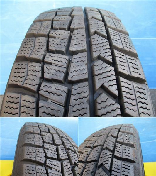 *. сбоку * роза 2 шт только!155/65R13 WINTERMAXX WM02 б/у зимние шины для ремонта и т.д. 