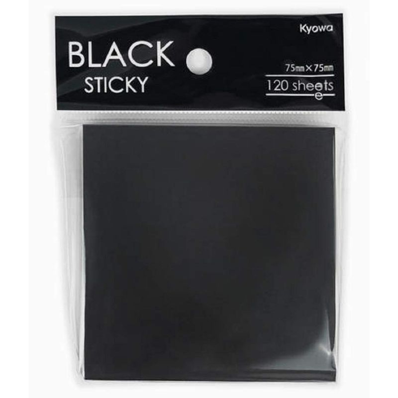 Kyowa BLACK STICKY...( чёрный клейкий лист ) 120 сиденье (75x75mm)