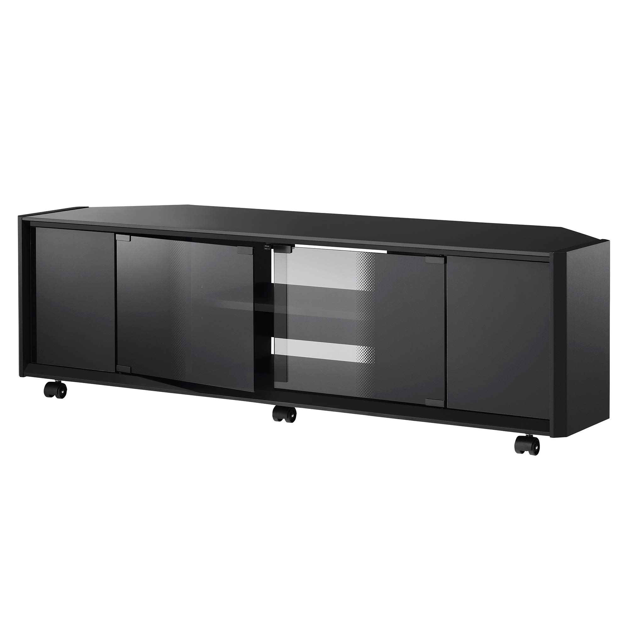 朝日木材加工 キャスター付きテレビ台 幅140cm AS-EE1400（アッシュ