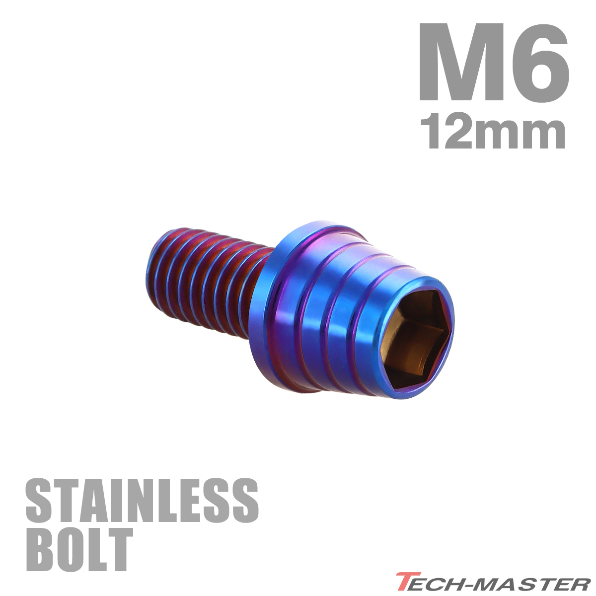  нержавеющая сталь болт M6×12mm P1.0 конус ракушка head колпак болт жарение titanium цвет TB0366