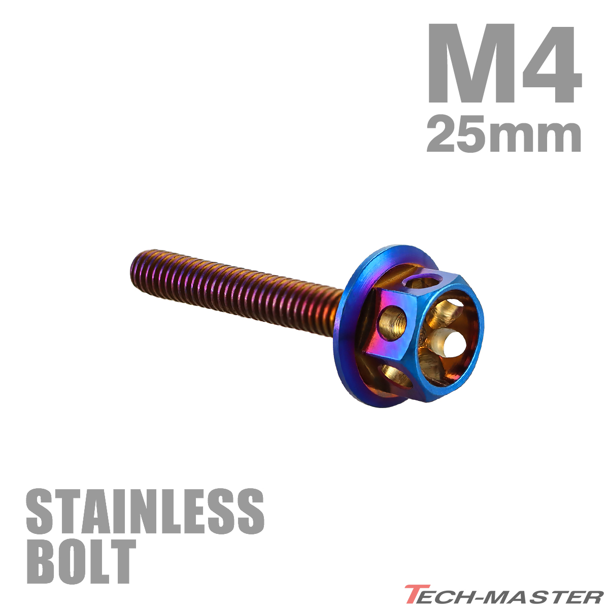  нержавеющая сталь болт M4×25mm P0.7 болт с шестигранной головкой цветок head колпак болт жарение titanium цвет TB0535
