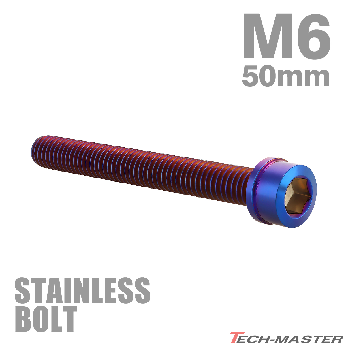  нержавеющая сталь болт M6×50mm P1.0 тонкий head колпак болт жарение titanium цвет TB1104