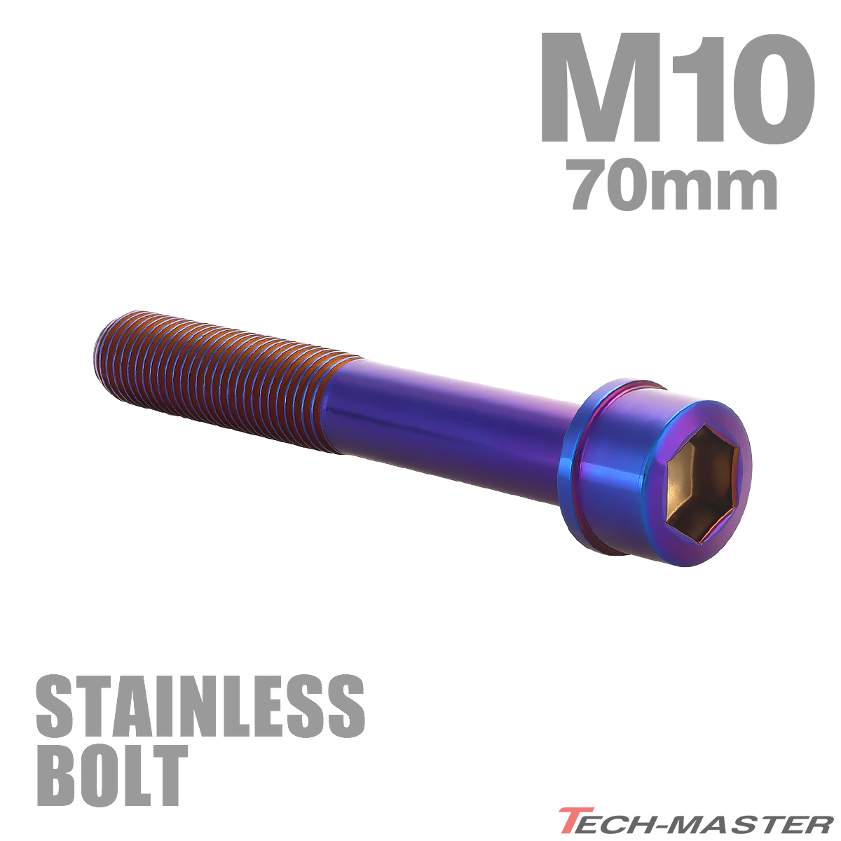  нержавеющая сталь болт M10×70mm P1.25 тонкий head колпак болт жарение titanium цвет TB1144