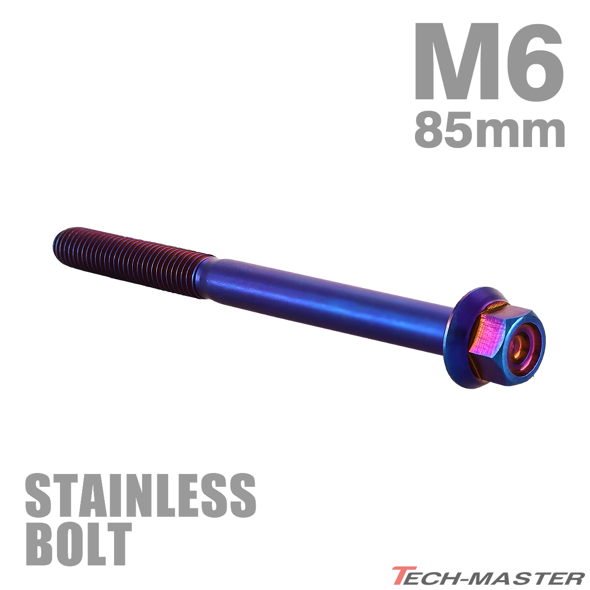  нержавеющая сталь болт M6×85mm P1.0 фланец имеется болт с шестигранной головкой CNC Hexagon head жарение titanium цвет TB1310