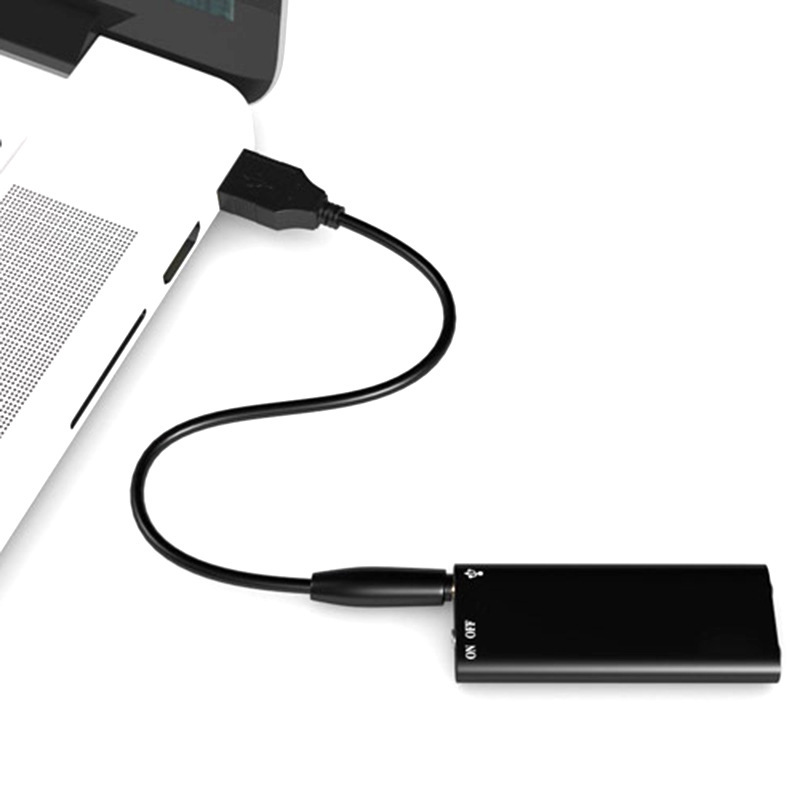  диктофон маленький размер IC магнитофон запись 8GB USB зарядка собрание наушники тонкий большая вместимость одним движением запись бизнес 