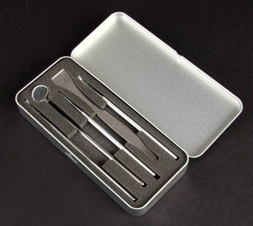 NIKKENni ticket cutlery 5p dental tool set ( made of stainless steel ) DT-5000